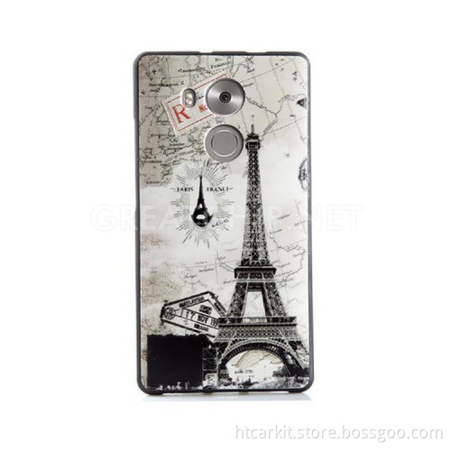 High quality tpu case for huawei mate8 multi color